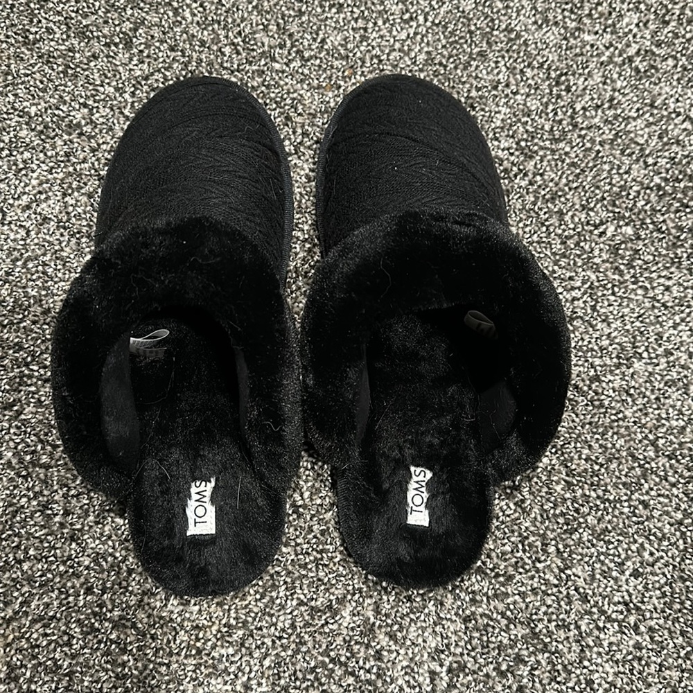 Toms Black Women's Slippers